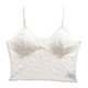 thumbnail image 1 of Camisetas sin mangas Bralette de encaje floral Top corto Sujetador Camisa Chaleco Blanco Yuyangstore Chaleco Bralette de encaje para mujer, 1 of 8