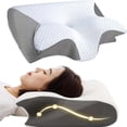 thumbnail image 1 of Bamboohart Oreiller de Soulagement Rêveurs Oreiller de Cou Rêveurs Oreiller de Soulagement Rêveurs Oreiller Global Rêveurs Oreiller Cervical Rêveurs, Oreiller de Soulagement Contour Premium (Noir), 1 of 9