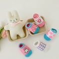 thumbnail image 2 of TELOLY 5Pairs Toddler Socks,Multi-Color Options Toddler Socks 4T-5T,Lightweight and Breathable Kids Socks,Style3,M, 2 of 4