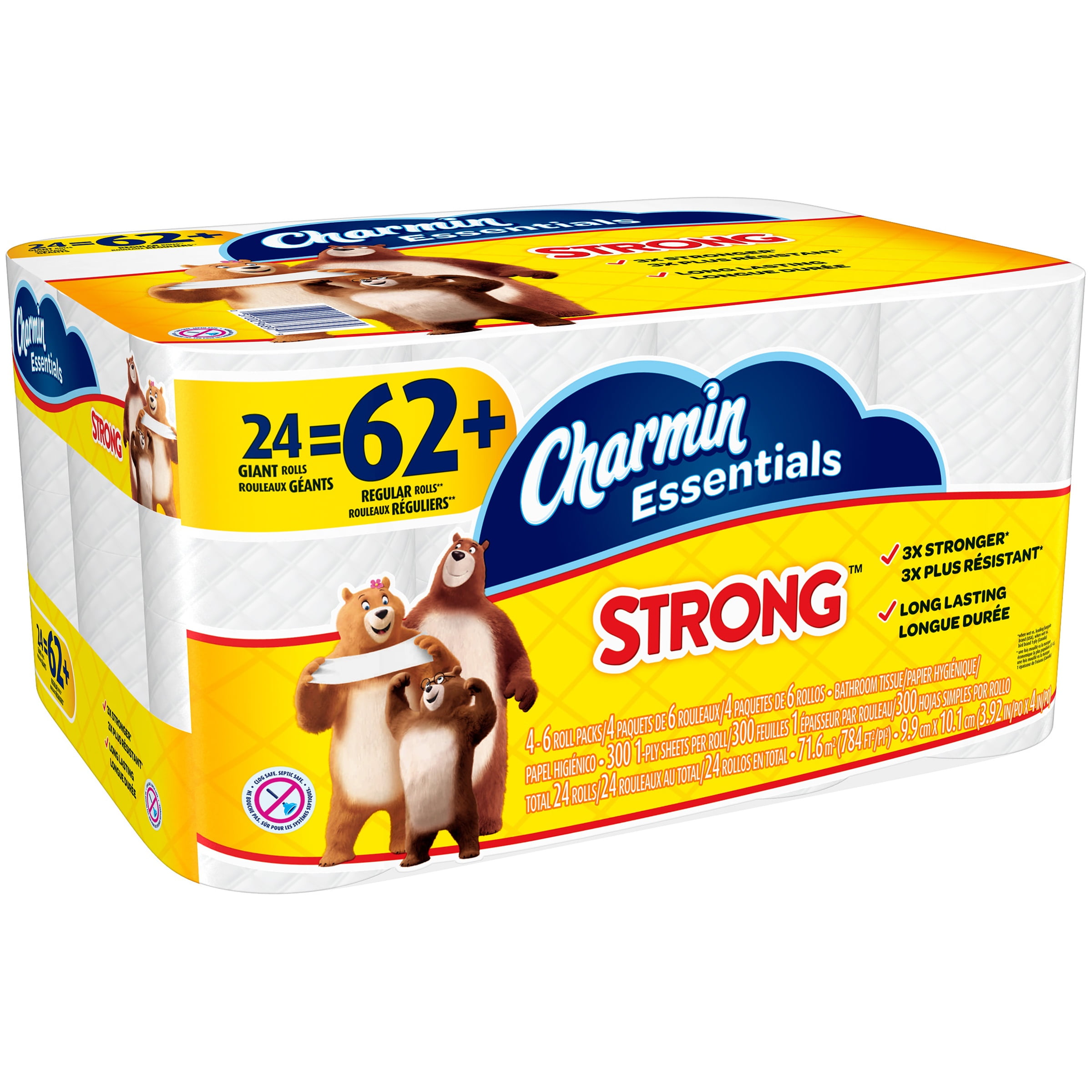 Charmin Essentials Strong Toilet Paper 24 Giant Rolls by Procter & Gamble