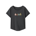 thumbnail image 2 of Camiseta para mujer con cuello redondo y camiseta básica suave y simple para ir de compras y viajar L, 2 of 7