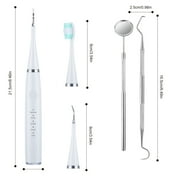 KIBVOE Plaque Remover for Teeth, Adult USB Rechargeable Sonic Tooth Scaler with 5 Cleaning Modes, Whitening Teeth Cleaner