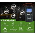 thumbnail image 2 of Andeman Portable Gas Detector, 4 in 1 Multi Gas Monitor Tester Analyzer, H2S,O2,CO and EX Rechargeable LCD Display, 2 of 5