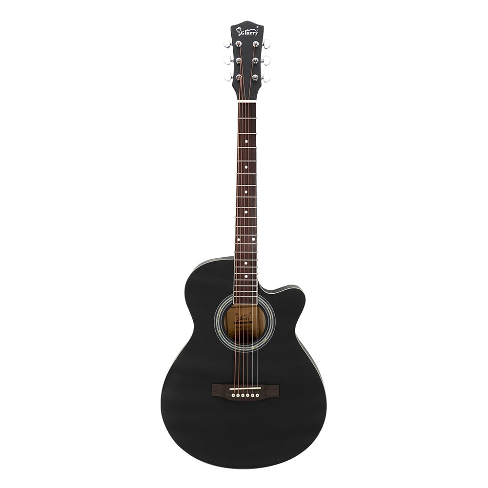 40" Acoustic Guitar Kit for Beginner: Spruce Board Cutaway Acoustic Guitar with Gig Bag and Guard Board, Natural
