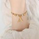 thumbnail image 5 of Pulsera Con Inicial De Letra, Pulsera Con Letra A, Acero Resistente De Color Dorado Para Fiesta, 5 of 7
