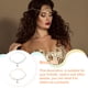 thumbnail image 4 of Qarigey Colgante de cristal, cadena para la frente, gota de agua, diamantes de imitación, colgante para el pelo, diadema, tocado, decoración de boda, Accesorio para el cabello Dorado Qarigey AP017758-01, 4 of 6
