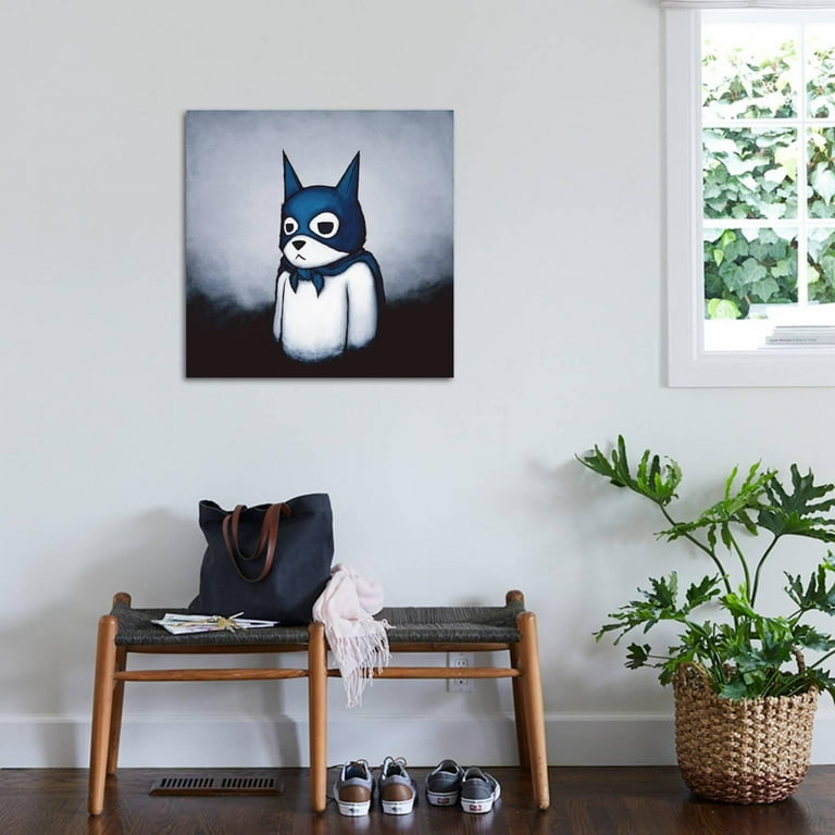 絵画 Luke Chueh Bat Bear original print Bat Bear (First Edition) by Luke Chueh Editioned artwork
