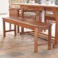 thumbnail image 1 of Pemberly Row Acacia Wood Patio Bench in Brown, 1 of 1