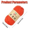 thumbnail image 3 of Sewing Kit,T Shirt Yarn for Crochet 800g 260 Yards Tshirt Yarn Tee Shirt Yarn Soft Stretchy Yarn Thick Yarn for Crocheting Bags Baskets Home Decor Trapillo(Orange,3"x5"), 3 of 8