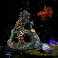 thumbnail image 2 of Resin Aquarium Decor, Simulation Resin Mountain Fish Tank Ornaments, For Aquarium Fish Tank, 2 of 8