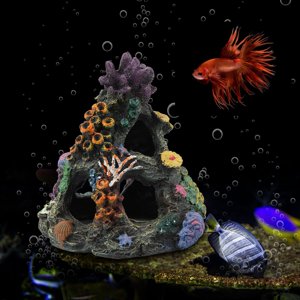 Resin Resin Aquarium Decor, Fish Tank Ornaments, Durable For Fish Tank Household Garden Office Aquarium