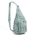 thumbnail image 2 of Vera Bradley Women's Cotton Sling Backpack Sunlit Garden Sage, 2 of 4