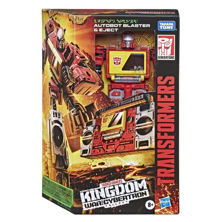 Transformers War for Cybertron Kingdom WFC-K44 Blaster & Eject- Voyager Transformers War for Cybertron Kingdom WFC-K44 Blaster & Eject- Voyager