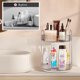thumbnail image 2 of Organizador de maquillaje Niluks 360, giratorio, 2 niveles, Lazy Susan Grey, 2 of 8
