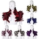 thumbnail image 2 of Chal de plumas para mujer, estilo gótico, punk, de fantasía, para cosplay, chal de plumas naturales, accesorios para disfraces de Halloween, 2 of 5
