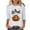 White Halloween Tops for Women, variant on JOANKDMI Cute Halloween Tops for Women Three Ghosts Witch Hat Pumpkin Graphic T-Shirts Long Sleeve Fall Shirts Crewneck Casual Holiday Pullover Tees Essential Wear