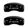 thumbnail image 5 of MGP 4 Caliper Covers Engraved Front 2015/Civic Engraved Rear 2015/Civic Black finish silver ch, 5 of 6