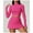 Deep Pink, variant on AEXTO Women's Solid Color Sportswear Set with Half Zippers Tight Fitting Yoga Suit for All Seasons Outdoor Running Golf Tennis Cycling Hiking Walking Gym Sports Training Fashionable Skirt Set
