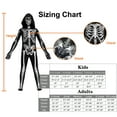 Cupohus Halloween Costume, Skeleton Costume Bodysuit Jumpsuit - Scary
