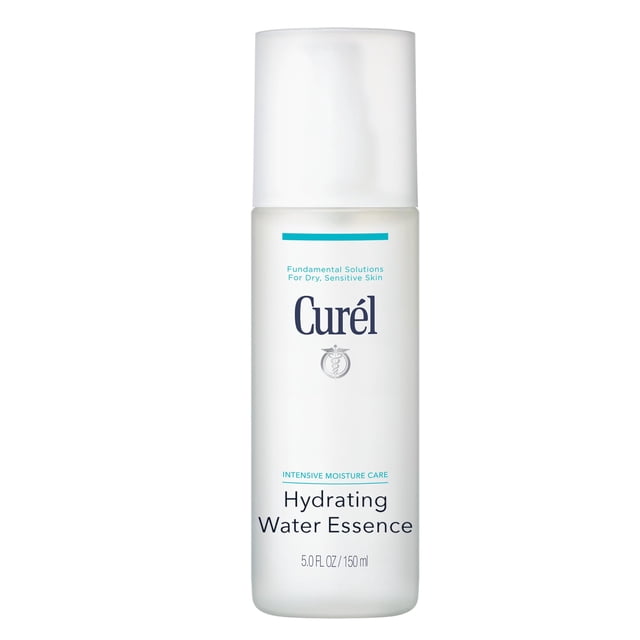 Curél Japan Hydrating Water Essence Toner, Water Based Face Moisturizer for Dry Skin, Serum for Face, 5 Ounce