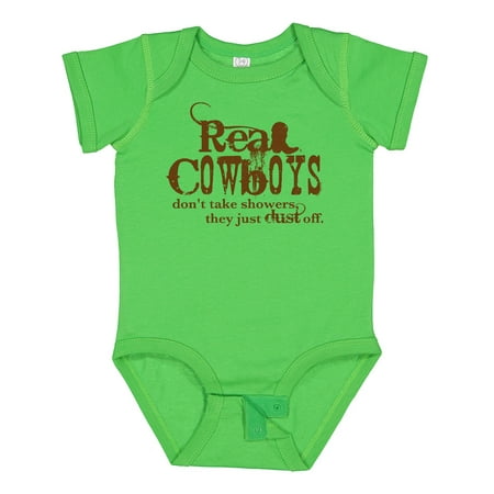 

Inktastic Real Cowboys Gift Baby Boy or Baby Girl Bodysuit