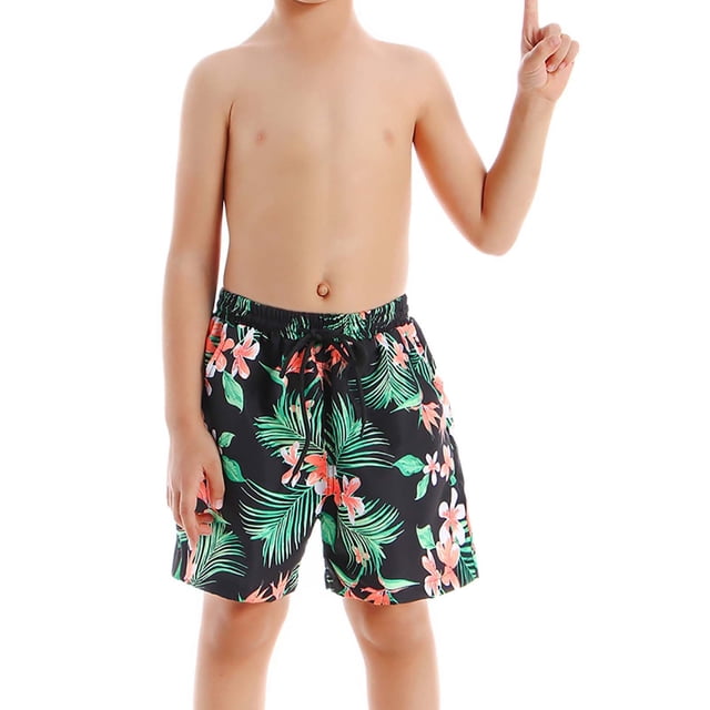 Pantalones de playa con estampado de verano para hombres, pantalones para padres e hijos, ropa familiar Pompotops qyievc7525