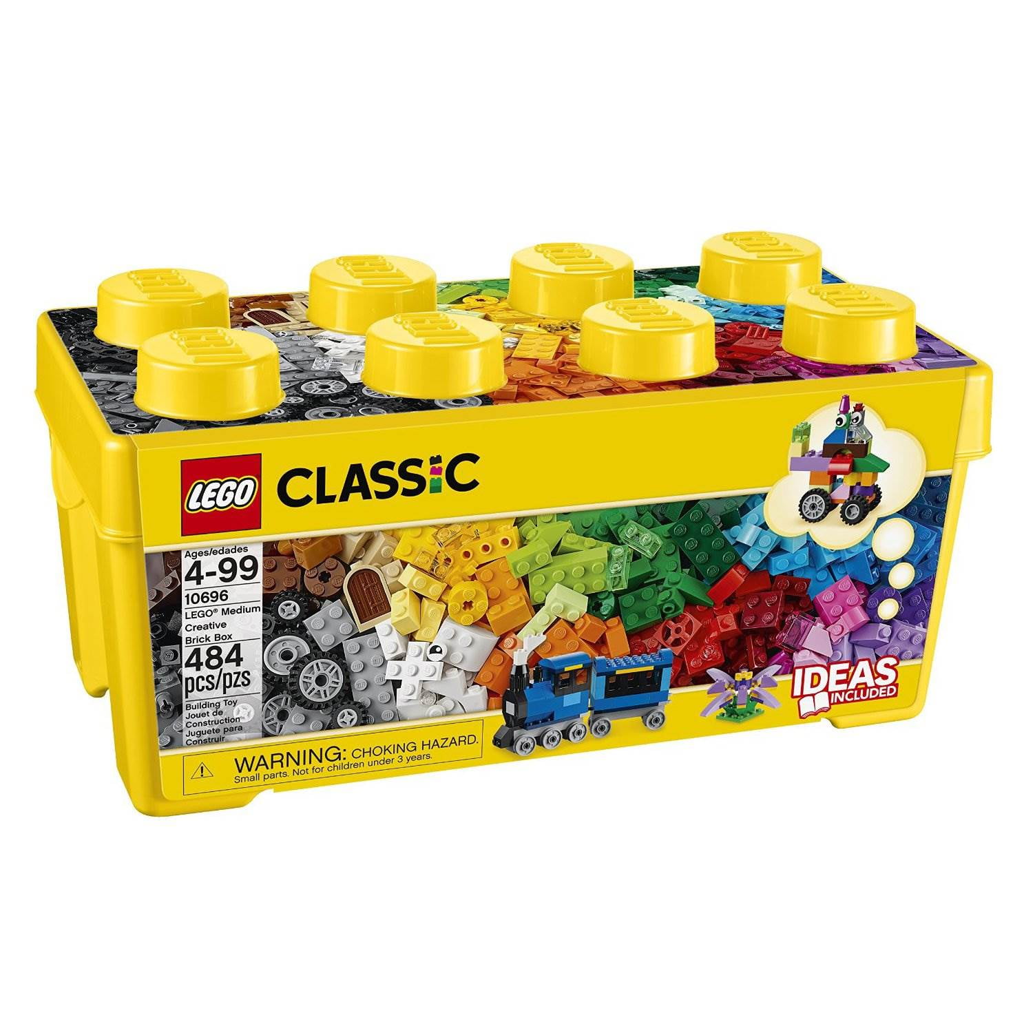 LEGO Classic Medium Creative Bricks Kids 484 Piece Building Box Set 2 Pack Walmart