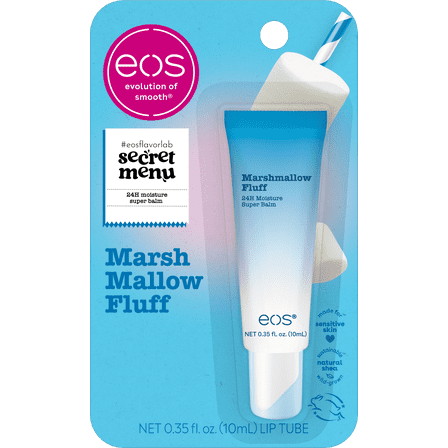 eos 24H Moisture Super Balm Marshmallow Fluff Lip Mask & Treatment Skincare 0.35 fl oz