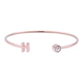thumbnail image 1 of Pulsera Mujer Inicial Letra LuckyLy, Acero Inoxidable y Zirconia Cúbica, Modelo Sonia rosa UNITALLA, 1 of 8