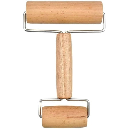 

Rolling Pin Wooden Rolling Pizza Roller Wooden Rolling Pin Natural Wood（1pcs）