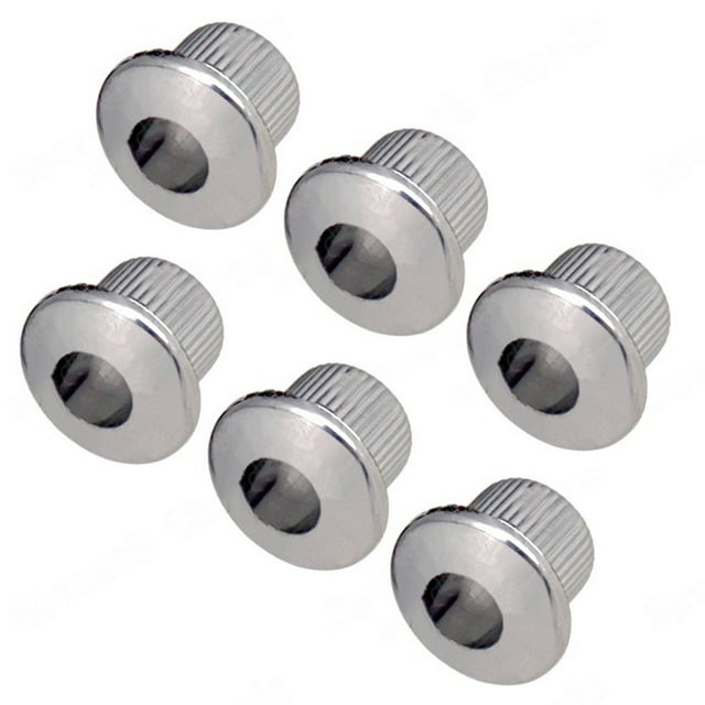 6 Pcs Bagues 10Mm Écrous pour Têtes de Guitare Vintage Machine Accordeurs