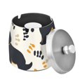 thumbnail image 2 of Dogs with Claws Ashtray with Lid Smell Proof Cigarette Ashtray Stainless Steel Smokeless Ash Holder for Indoor Outdoor, 2 of 7