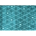 thumbnail image 1 of Ahgly Company Indoor Rectangle Trellis Light Blue Modern Area Rugs, 3' x 5', 1 of 4