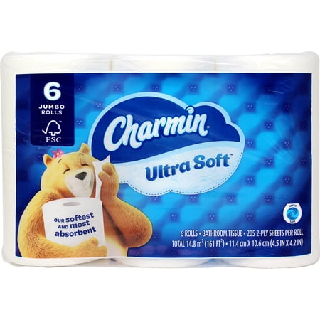 Charmin Ultra Soft Jumbo Rolls Septic Safe
