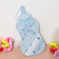 thumbnail image 4 of Tela Preciosa Botella Cumpleaños Bienvenida A Bebé Decoración Colgante Azul, 4 of 9