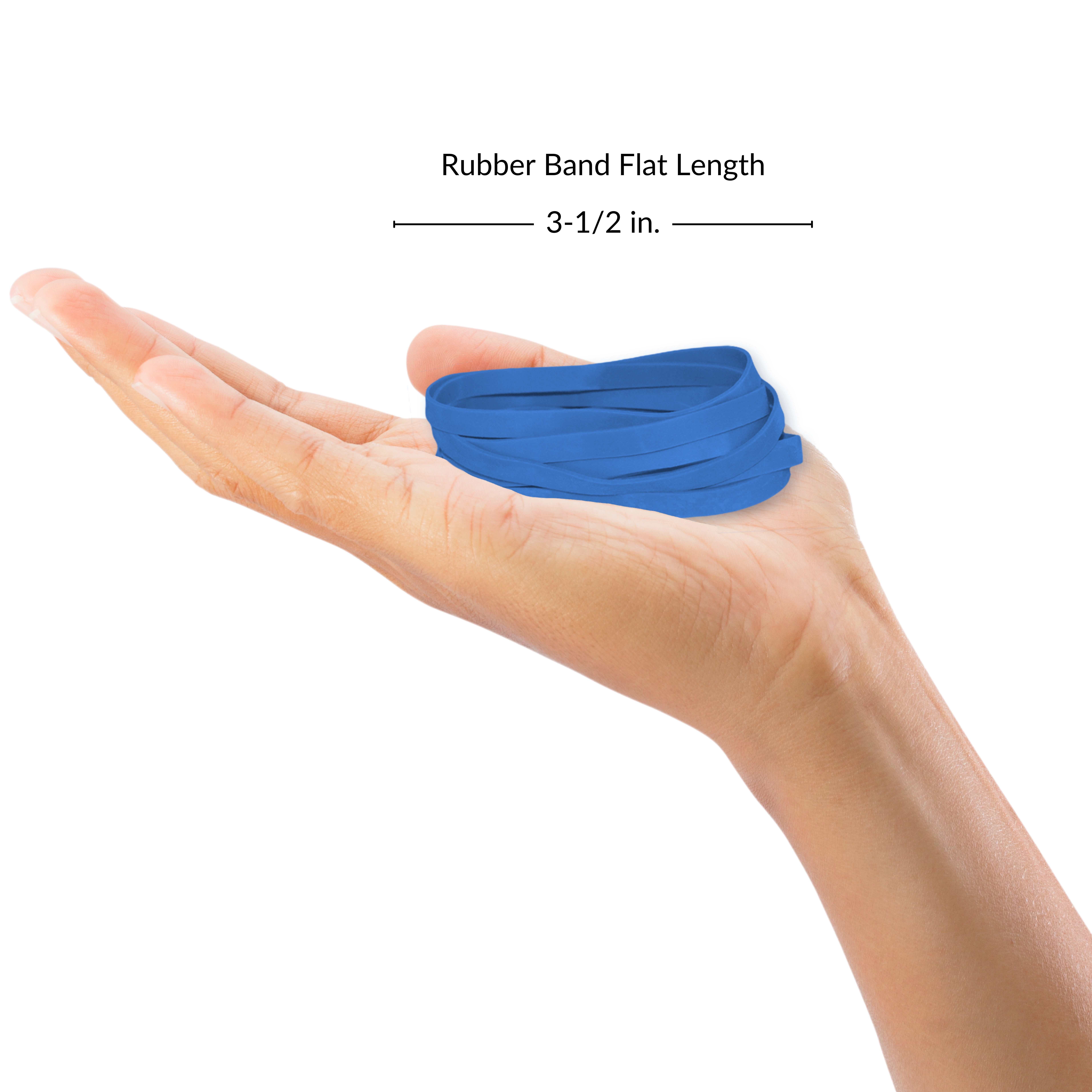 Upgrade UPG25764BCS Blue Rubber Bands, Size 64, 80 Bands per Bag, 100-Bag Case, USA