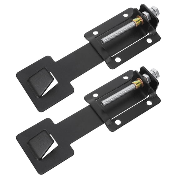 DEEPCRAFF 2Pcs Adjustable Range Hood Lift Brackets Metal Wall Mounts with Easy Maintenance Black