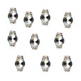thumbnail image 1 of 10 Piezas Pedrería Brillante de Clavos de Cristal Consejos Decoración Salvador  Nail Art Diamond Tips, 1 of 8
