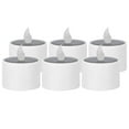 thumbnail image 3 of Luces de vela, 6 piezas de velas de energía solar LED, lámpara de vela para el hogar, confiable y duradera, 3 of 12