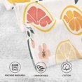 thumbnail image 5 of Yayeee 2 Pack Hand Towels for Bathroom 100% Cotton 16" x 28" Soft Absorbent Kitchen Towel, Orange Slices, 5 of 7