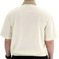 thumbnail image 3 of Classics by Palmland Horizontal Short Sleeve Banded Bottom Shirt with Pocket, 3 of 3