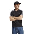 thumbnail image 3 of Camiseta adidas Essentials Single Jersey de 3 rayas para hombre, 3 of 9
