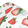 thumbnail image 3 of Yayeee Shower Curtain with Hooks 72"x72" Waterproof Fabric Bathroom Hanging Decor, Strawberry, 3 of 5