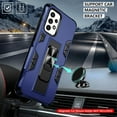 thumbnail image 6 of Compatible for Samsung Galaxy A52 Case with HD Screen Protector,  Military Grade Protective Shockproof Cover Built-in Magnetic Ring Kickstand Phone Case for Samsung A52 5G, Blue, 6 of 13