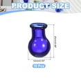thumbnail image 2 of Uxcell 10 Pcs Mini Glass Bottles Pendants, 0.01oz/0.5ml Ball Shaped Small Glass Jars with Cork Stoppers Wishing Bottles for DIY Crafts Party Wedding Decor Favors, Blue, 2 of 6