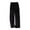 Black, variant on 2026 Spring Women Casual Plush Pajama Pants - Solid Wide Leg Warm Flannel Sleep Pajamas with Pockets,Elastic Waistband Stretch Lightweight Flannel Lounge Pants for Women,Size:L