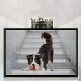 thumbnail image 5 of LAMIRO Dog Gates for Doorways,Dog Gate Indoor Mesh Pet Gate,Baby Gate for Stairs,No Drilling Dog Gate for Doorways,Hallway,Stairways,Pet Safety Guard Mesh,Portable Folding Children'S Gates, 5 of 7
