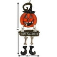 thumbnail image 6 of 23 Wooden Spooky Sign Greeter: Pumpkin, 6 of 7