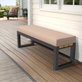 thumbnail image 6 of Covers & All Olefin Bench cushion, 5″ High-Density Foam, Water Resistant Outdoor Bench Cushions, 6 of 8
