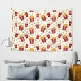 thumbnail image 5 of Gaeub Popcorn Print Tapestry Wall Hanging(60x40 inches),Tapestry Home Decor,Wall Art for Living Room Bedroom Home Decor, 5 of 8